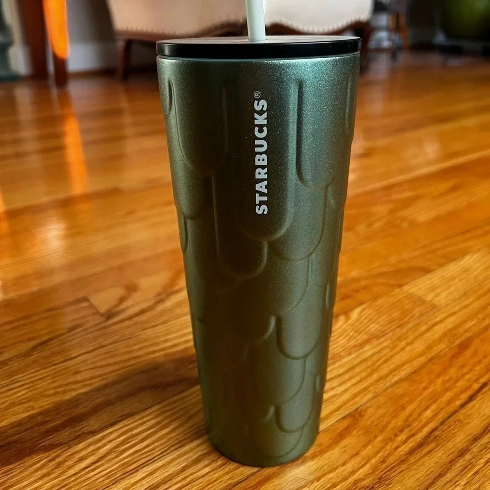 Starbucks metal mermaid scale cup